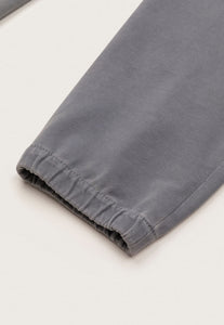 CIRCOLO 1901 - Garment-dyed fleece Sweatpants in Gorgona Grey CN3406