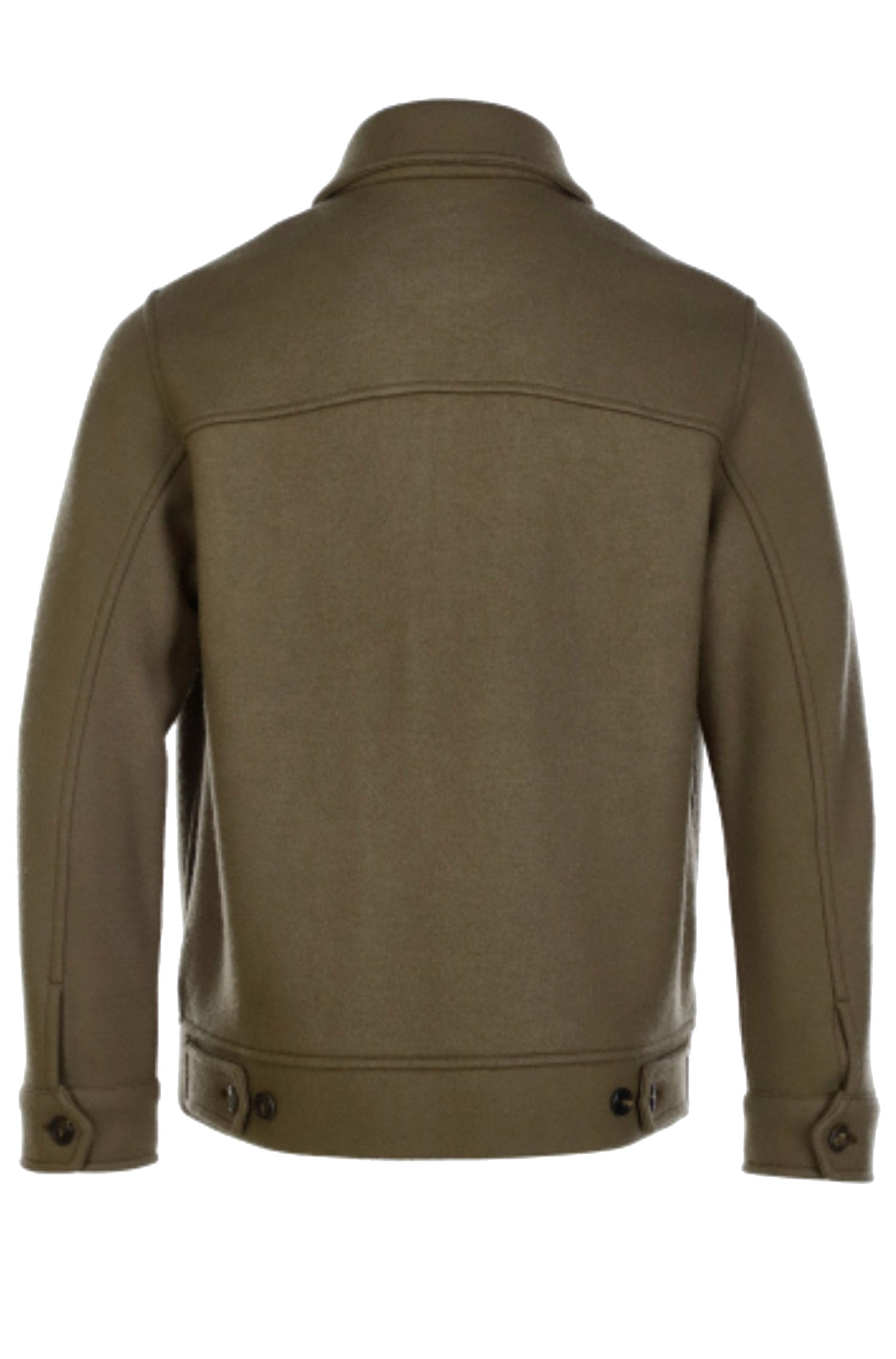 CIRCOLO 1901 - Wool Zip Bomber Jacket in Crocodile Brown CN3736