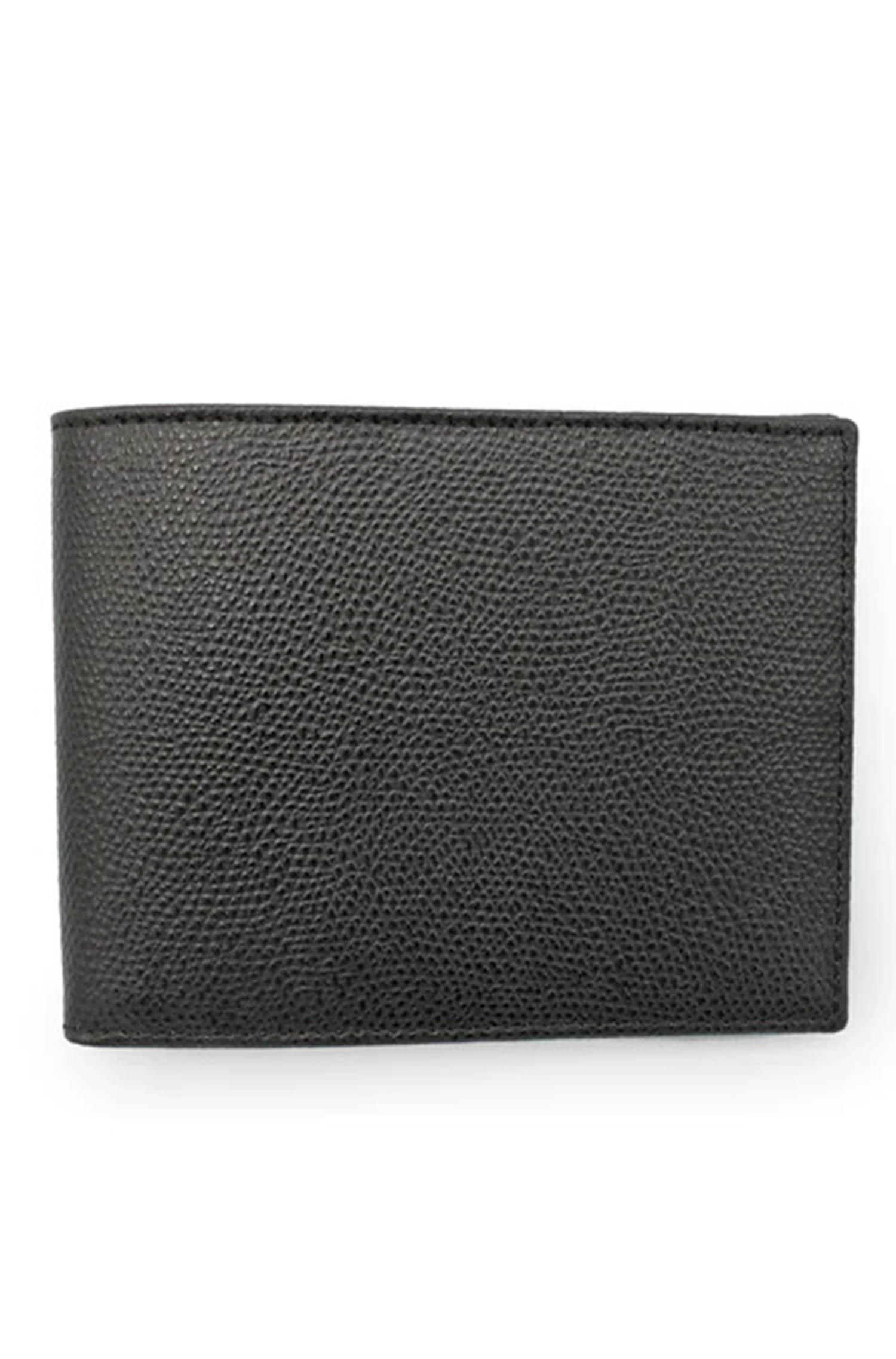 ELLIOT RHODES - COVENT GARDEN Grained Leather Billfold Wallet in Black AC-COV200