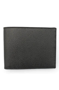 ELLIOT RHODES - COVENT GARDEN Grained Leather Billfold Wallet in Black AC-COV200