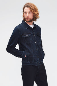 7 For All Mankind - Dark Blue Perfect Jacket in Luxe Performance Fabric JSK5B780LB