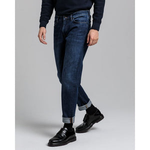 GANT - Dark Blue Worn In Slim Gant Jeans 1315008