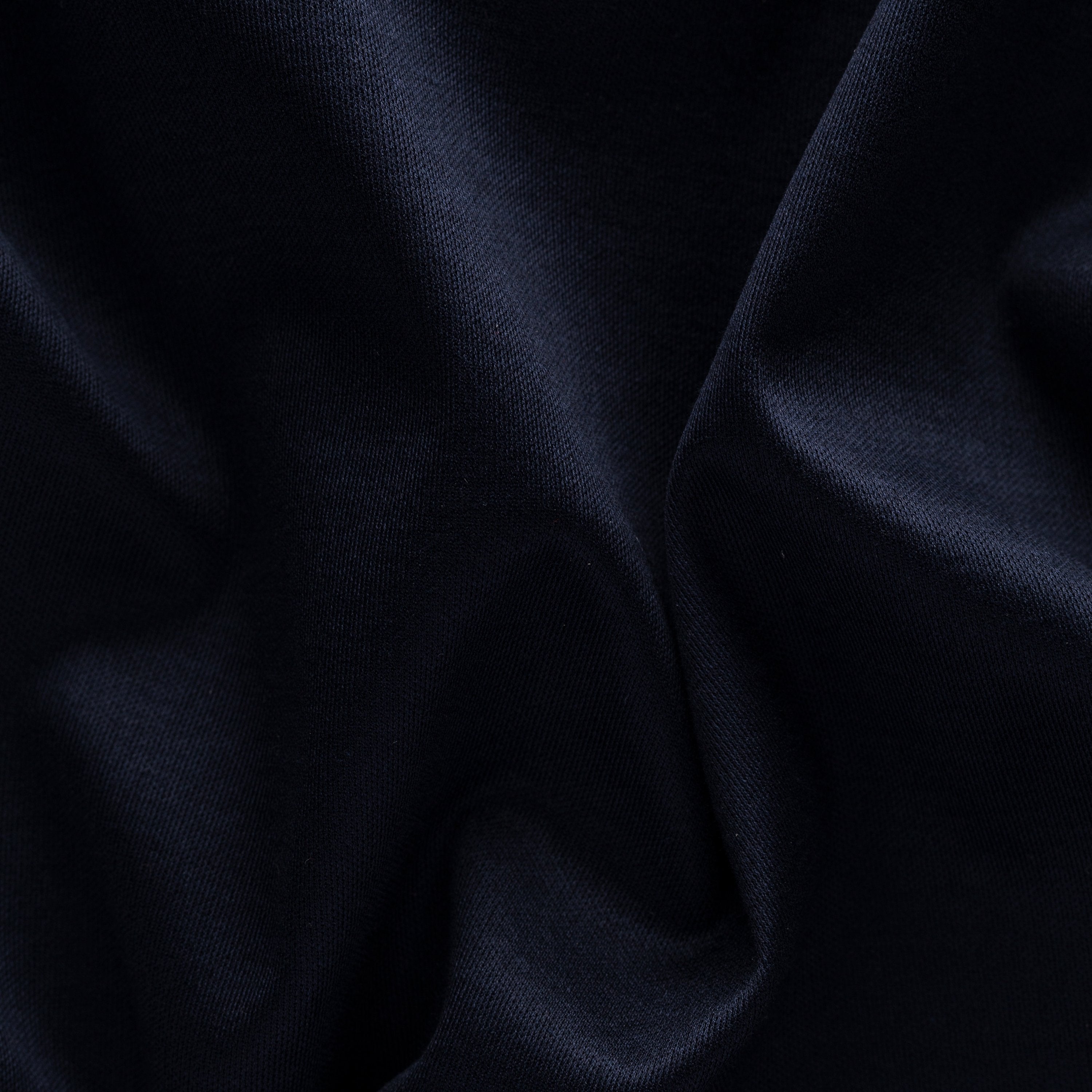ETON - Dark Blue V_NECK Filo di Scozia T-Shirt - 10000357028