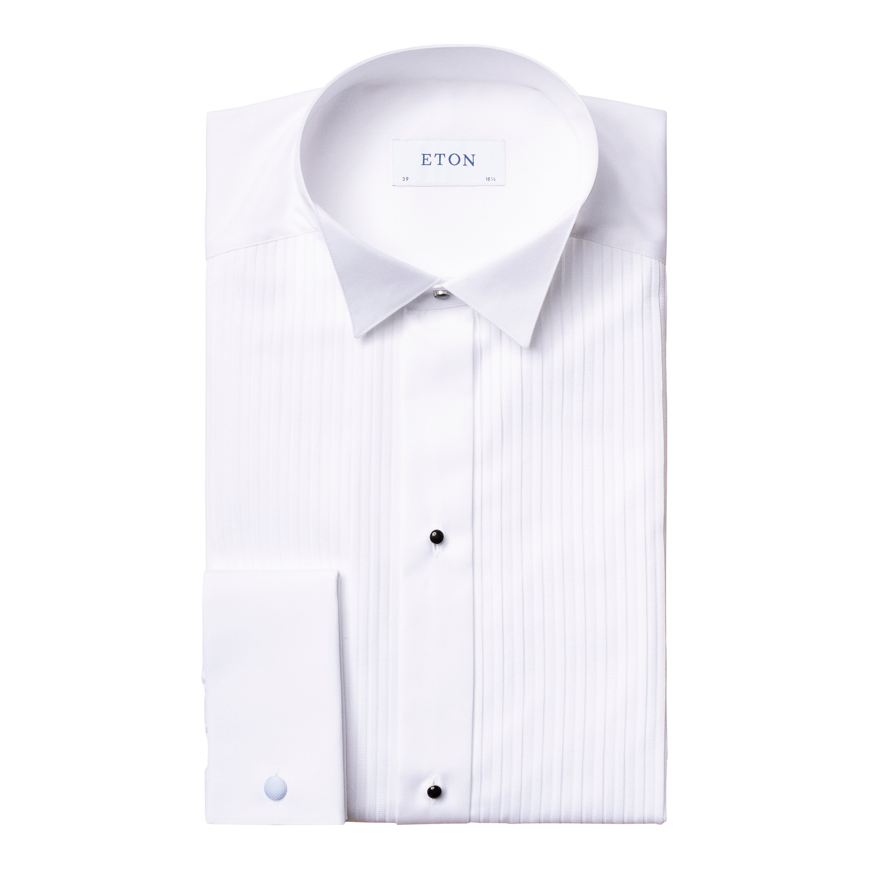 ETON - White Plissé Wing Collar Dress Shirt in CONTEMPORARY FIT 63153331000