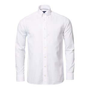 ETON - White CONTEMPORARY FIT Royal Oxford Shirt With Button Down Collar 93755939601