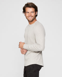 PAIGE - HUGHES Long Sleeved Tee In Weathered Stone M967H67-7450