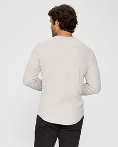 PAIGE - HUGHES Long Sleeved Tee In Weathered Stone M967H67-7450