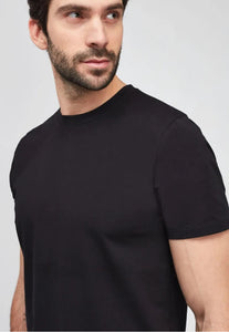 7 FOR ALL MANKIND - Black Luxe Performance T-shirt JSIM2370BK