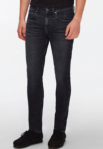 7 FOR ALL MANKIND - SLIMMY TAPERED Stretch Tek Ranger Black Wash Jeans JSMXC340TR