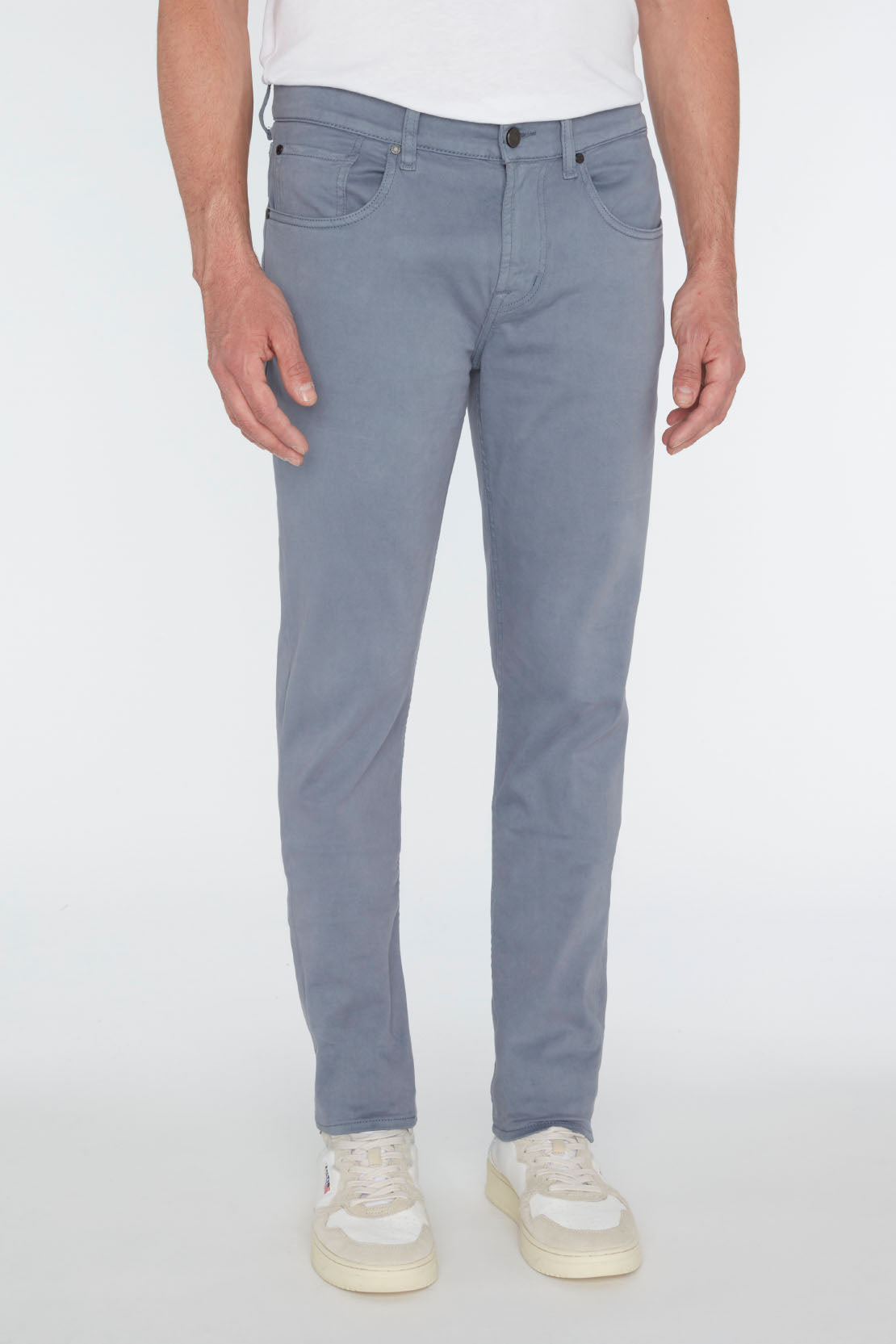 7 FOR ALL MANKIND - SLIMMY TAPERED Luxe Performance Plus Colour In French Blue JSMXV600FB