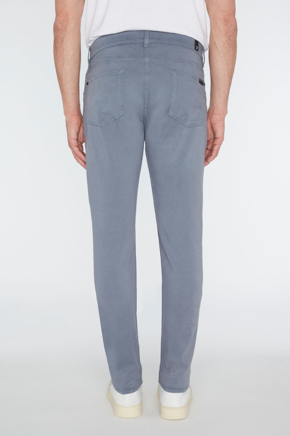 7 FOR ALL MANKIND - SLIMMY TAPERED Luxe Performance Plus Colour In French Blue JSMXV600FB