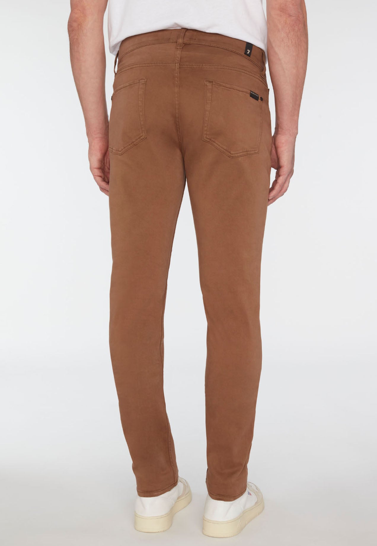 7 FOR ALL MANKIND - SLIMMY TAPERED Luxe Performance Plus Colour In Walnut JSMXV600WN