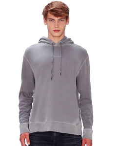 7 FOR ALL MANKIND - Mineral Dye Hoodie in Blue/Grey JSVM339MFB