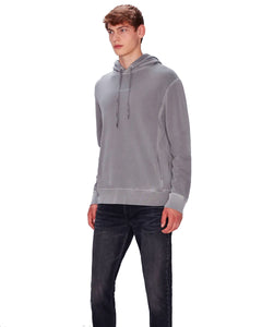 7 FOR ALL MANKIND - Mineral Dye Hoodie in Blue/Grey JSVM339MFB