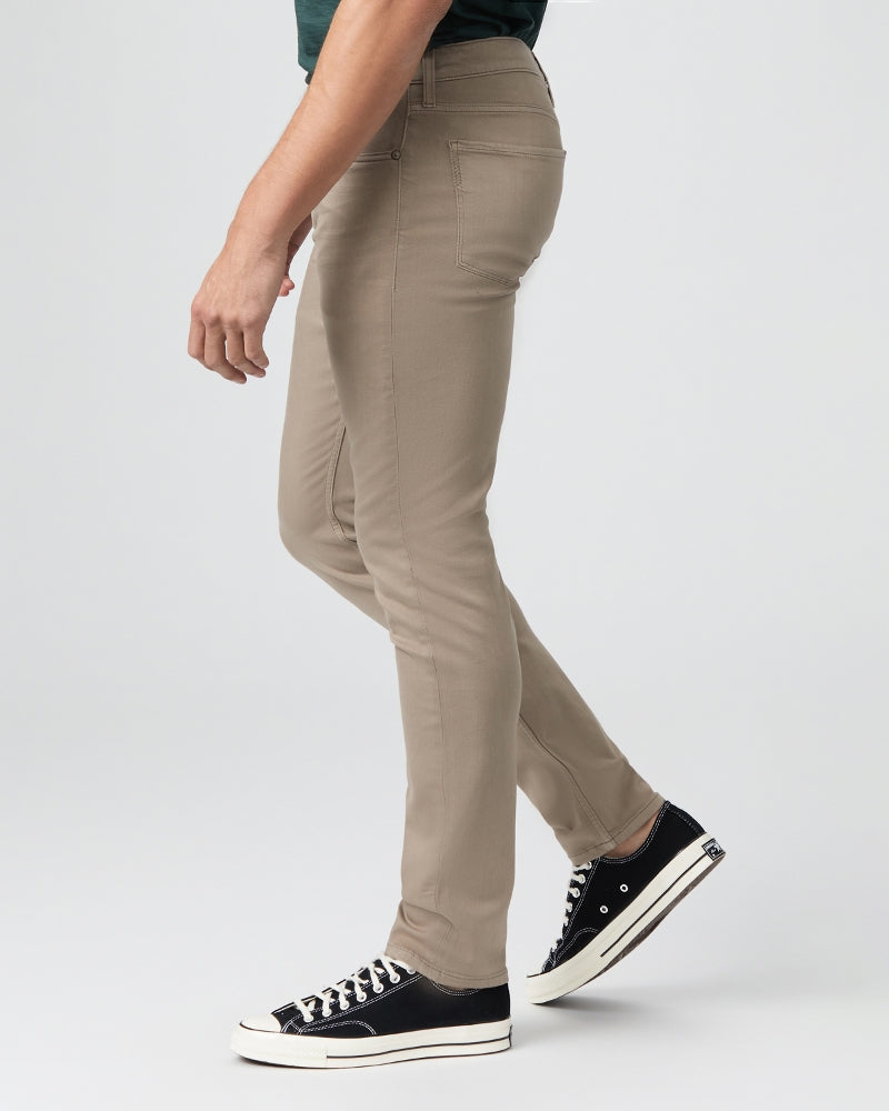PAIGE - LENNOX - Khaki Sand Beige Denim Slim Fit Jeans M653799-7489