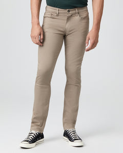 PAIGE - LENNOX - Khaki Sand Beige Denim Slim Fit Jeans M653799-7489