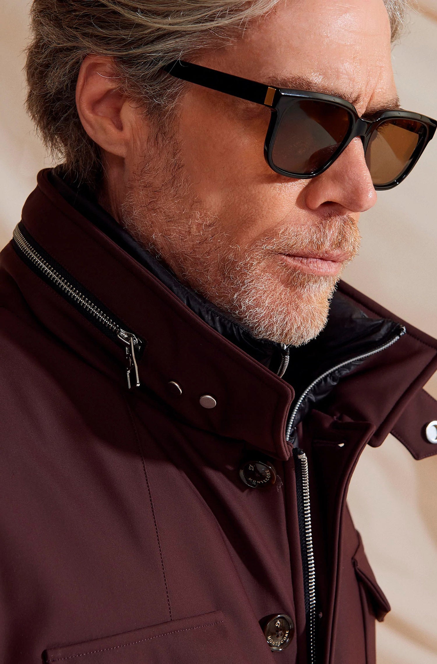 MONTECORE - Winter Jacket In Ultra-High-Density Fabric In Oxblood Red. F03MUCX536 101-20