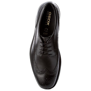 GEOX - DUBLIN Black Leather Brogues U34R2B00043C9999