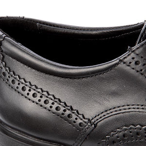 GEOX - DUBLIN Black Leather Brogues U34R2B00043C9999