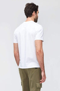 7 FOR ALL MANKIND - White Luxe Performance T-shirt JSIM2370WT