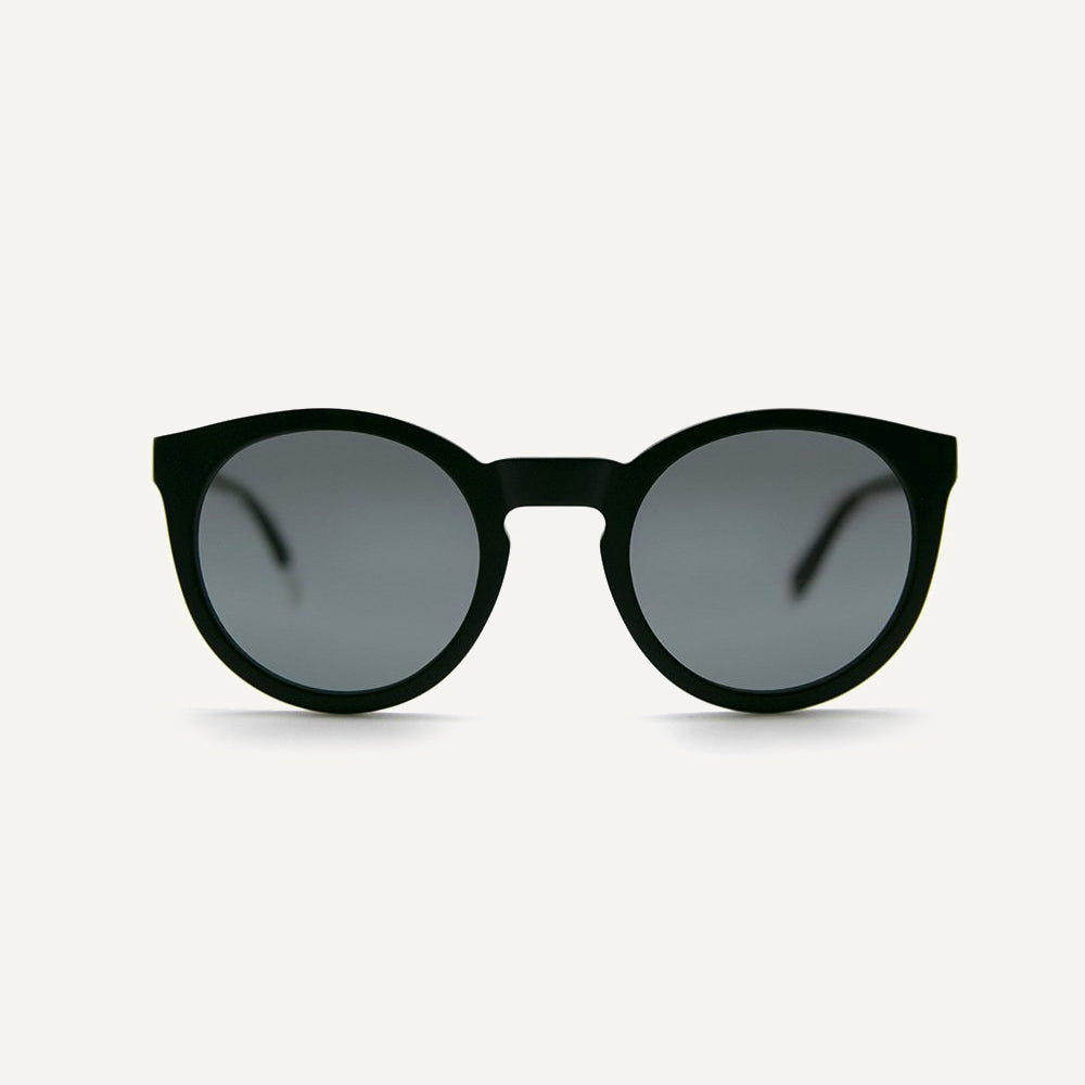 PALA Sunglasses - ASHA Matt Black Sunglasses Made From Recycled Acetate