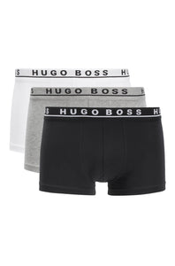 BOSS - Assorted 3-Pack Of Stretch-Cotton Trunks With Logo Waistband 50325403 999